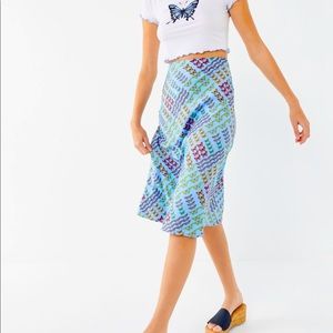 Urban Outfitters 90s style NWOT Monarch midi slip skirt